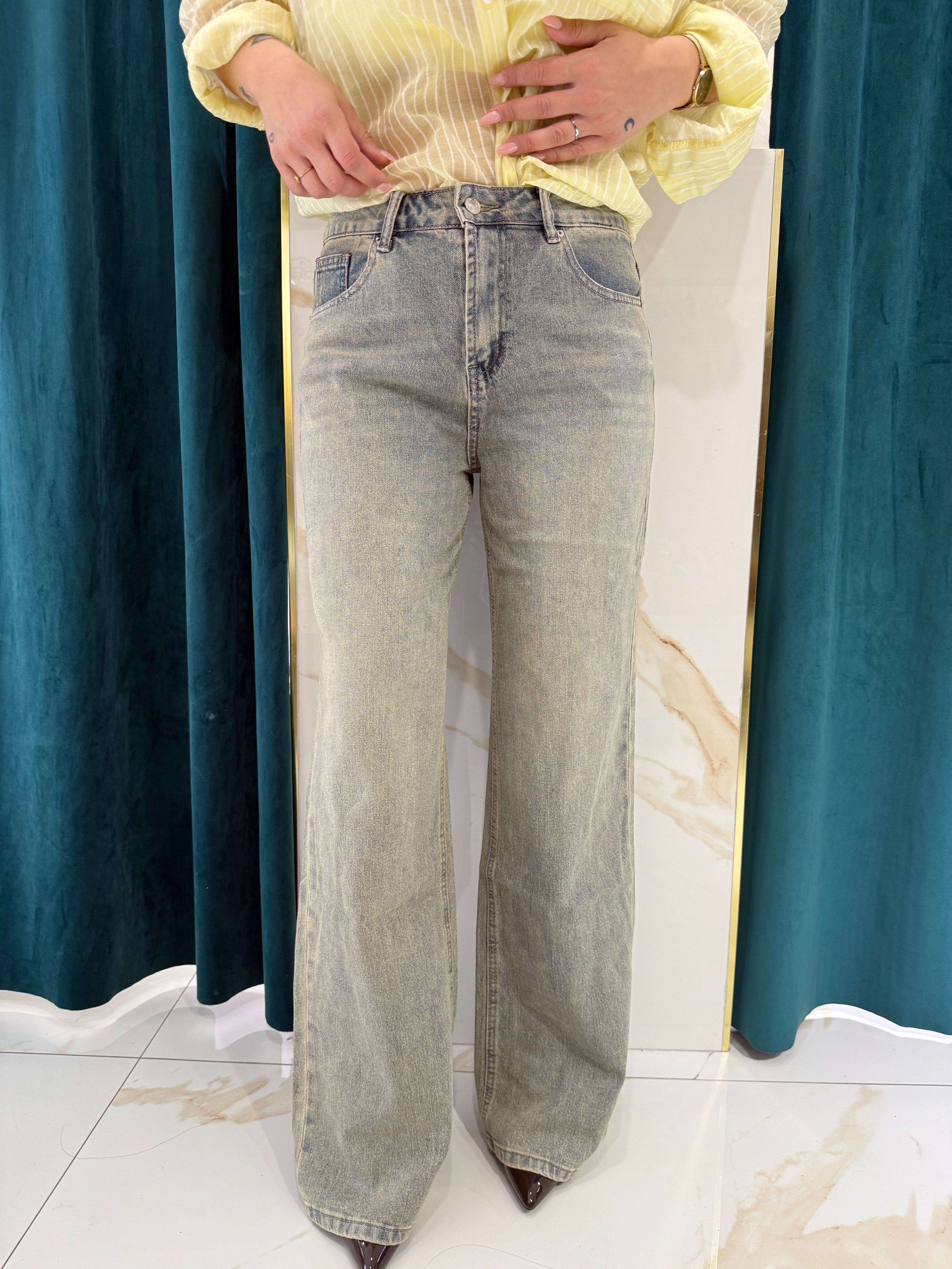 Jeans sabbiato