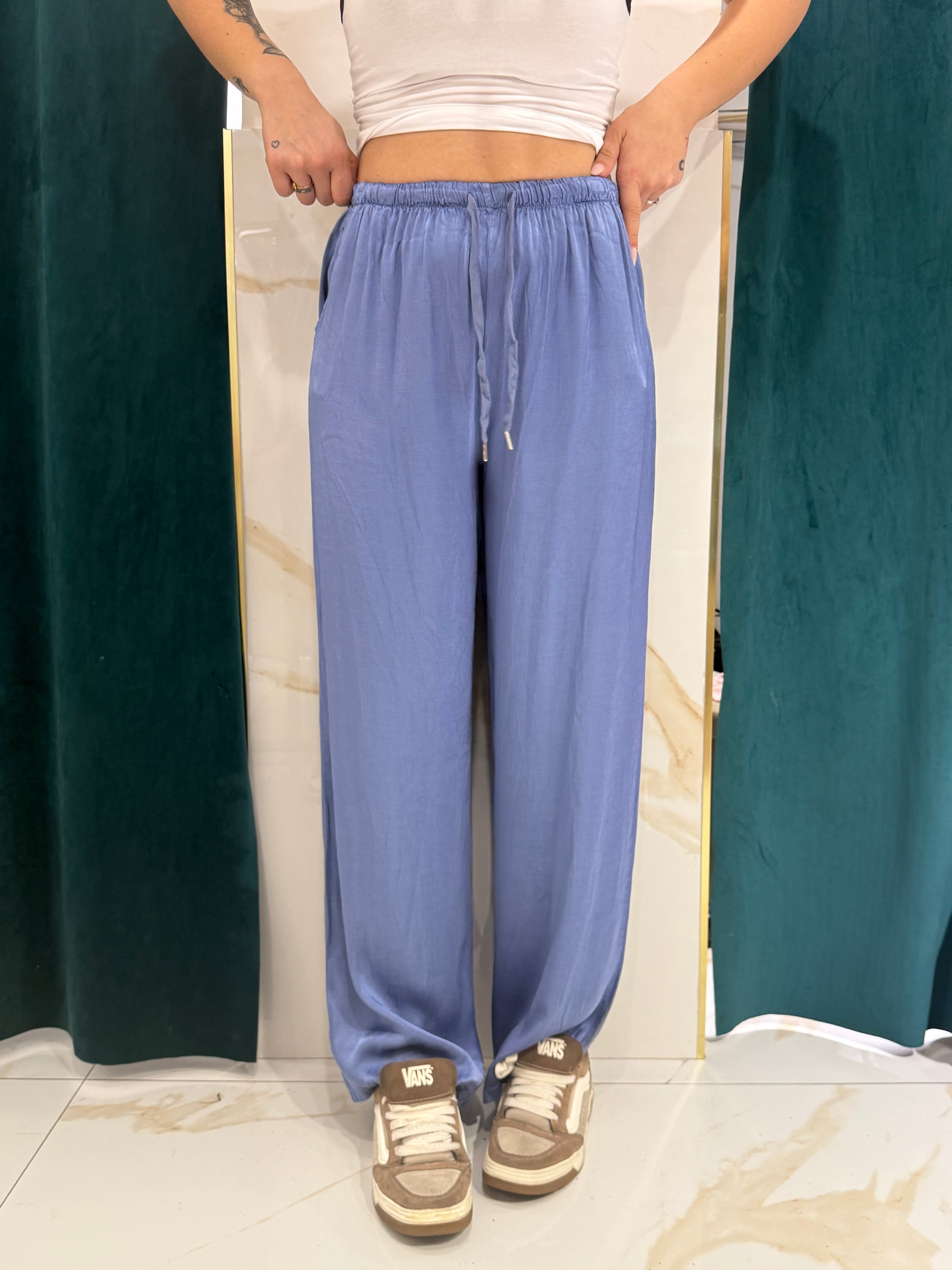 Pantalone satin
