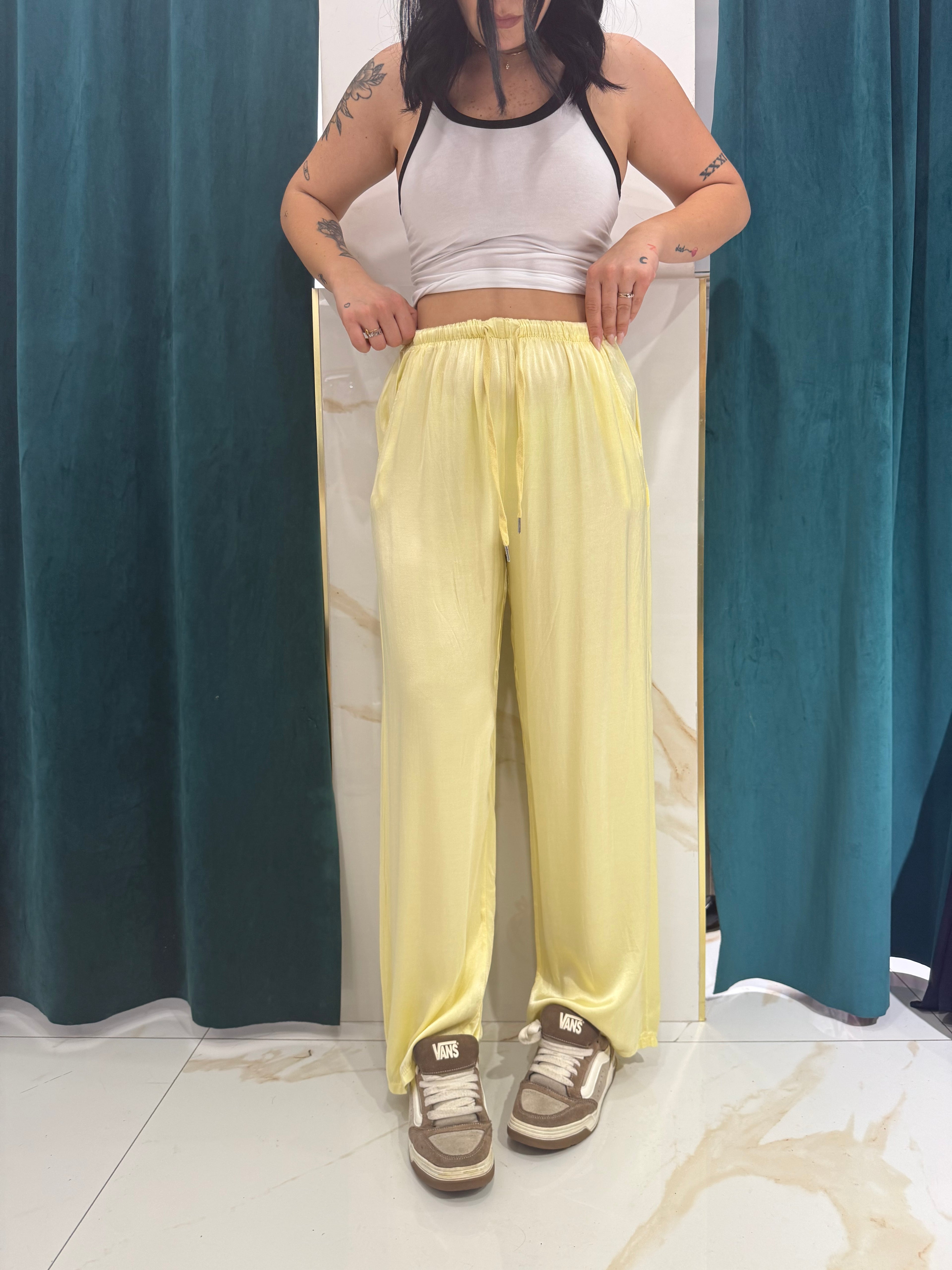 Pantalone satin
