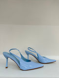 Slingback GIVANA in Vernice – Azzurro Cielo